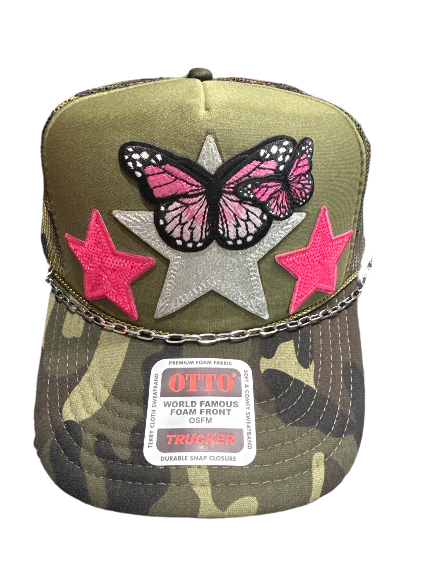 Butterfly Love Camo Trucker Hat