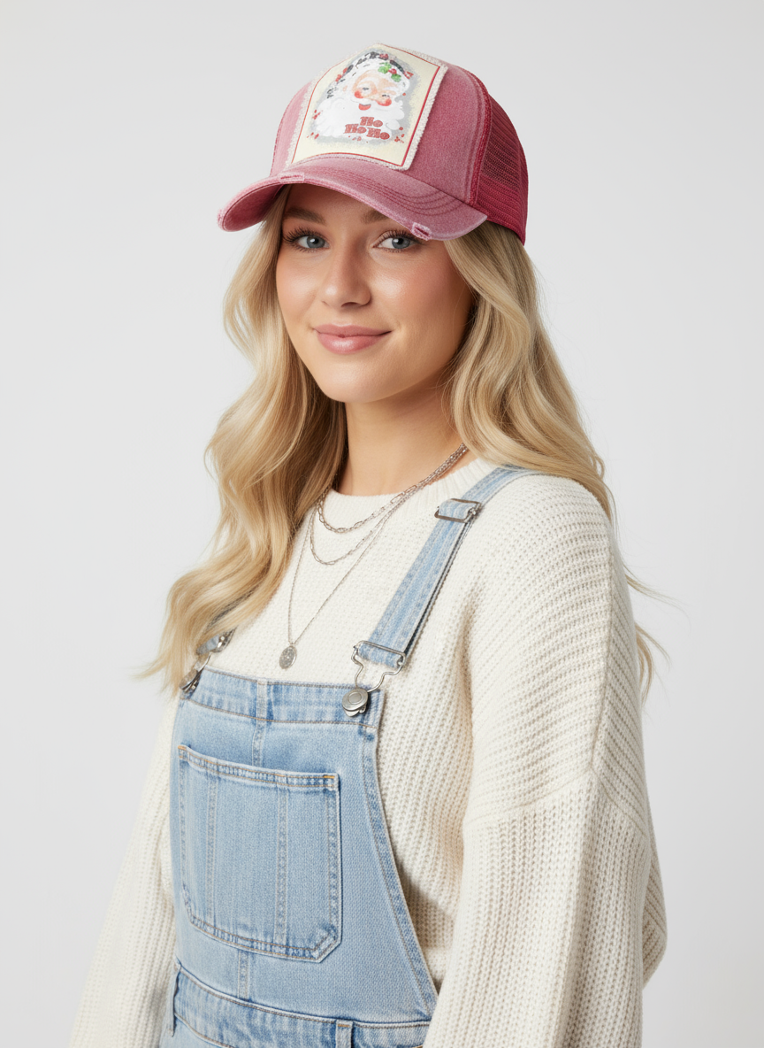 Ho Ho Santa Trucker Hat