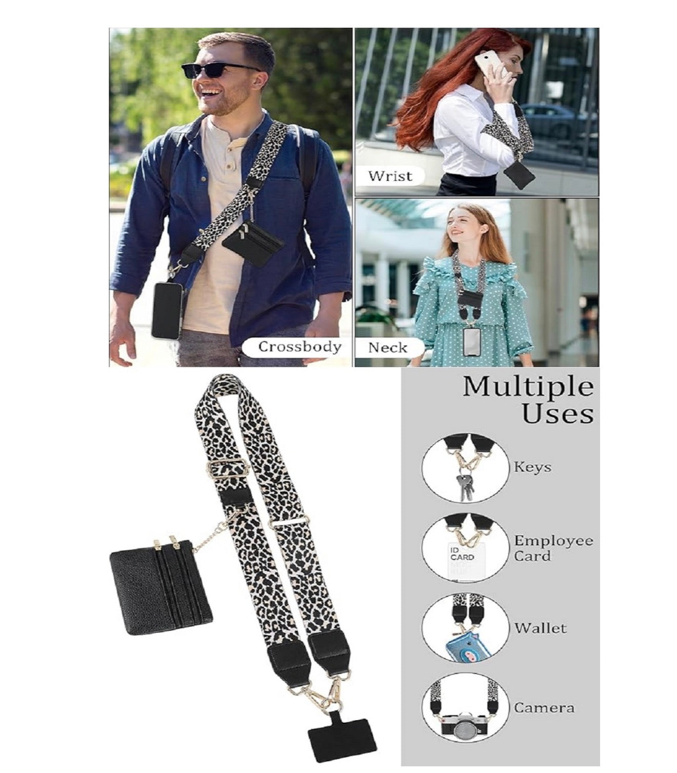 Clip & Go Crossbody Duo Phone Strap & Wallet