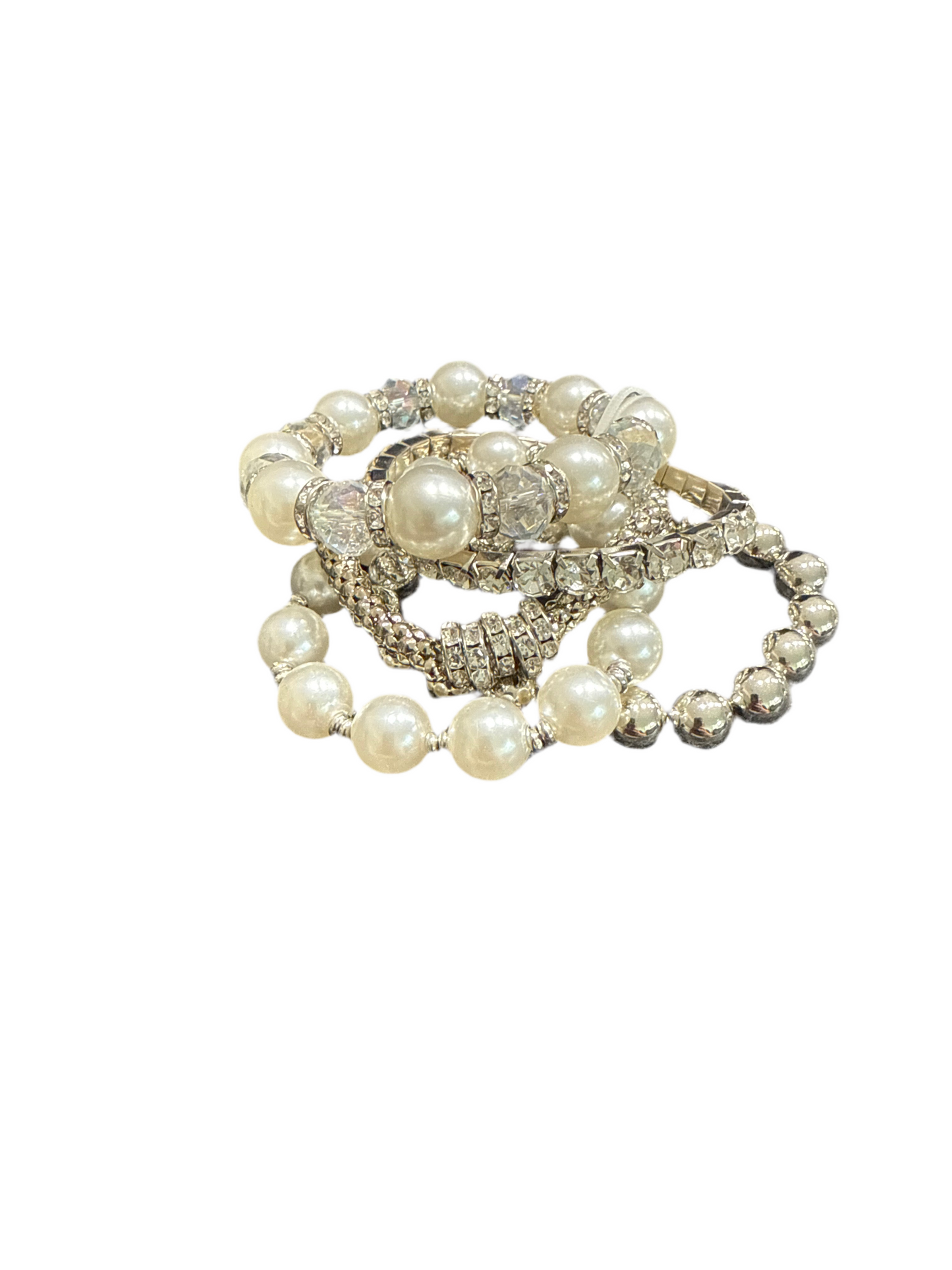 Pearl Stretch Bracelet Set