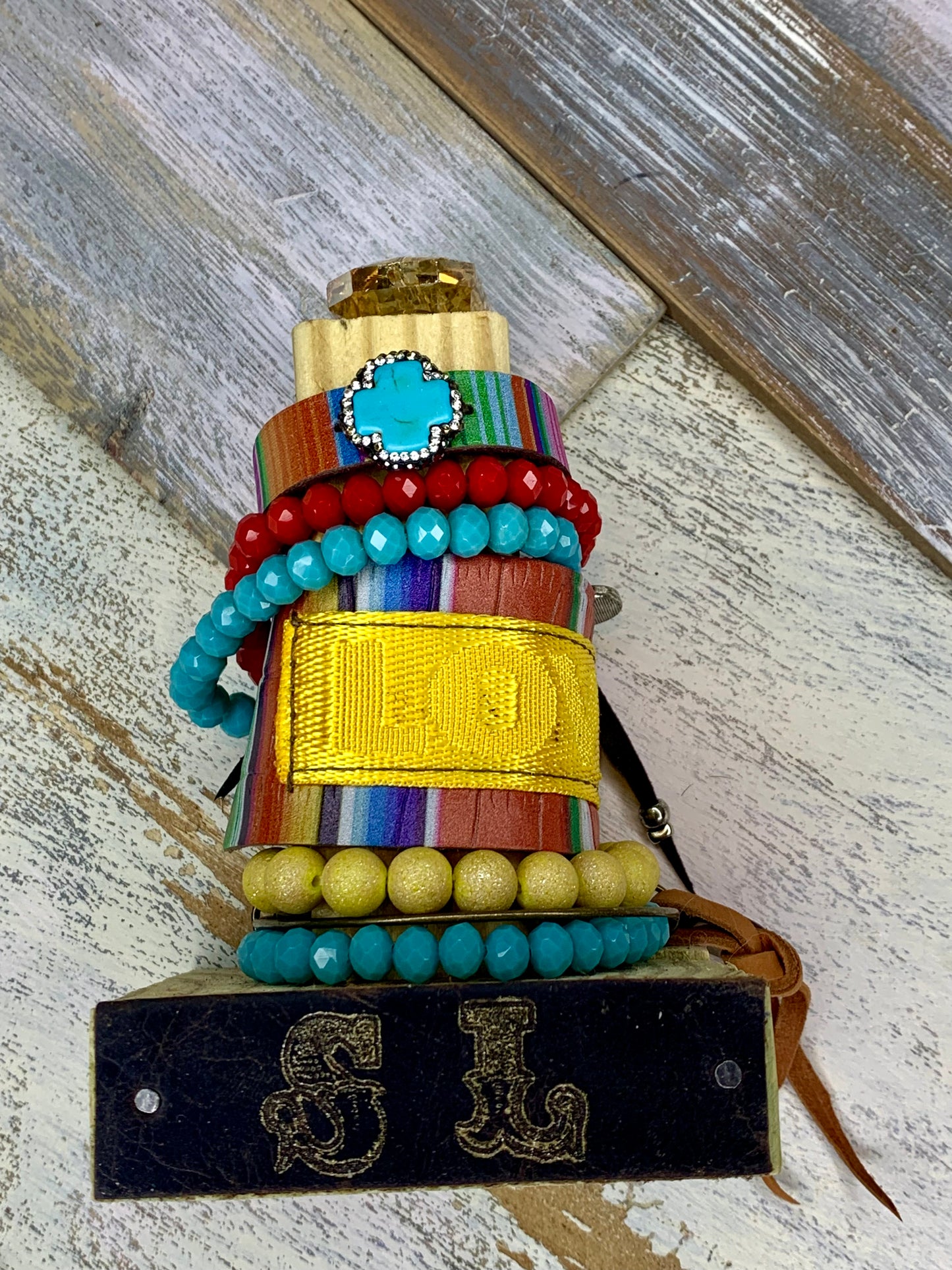 SL Aztec Concho Bracelet Stack