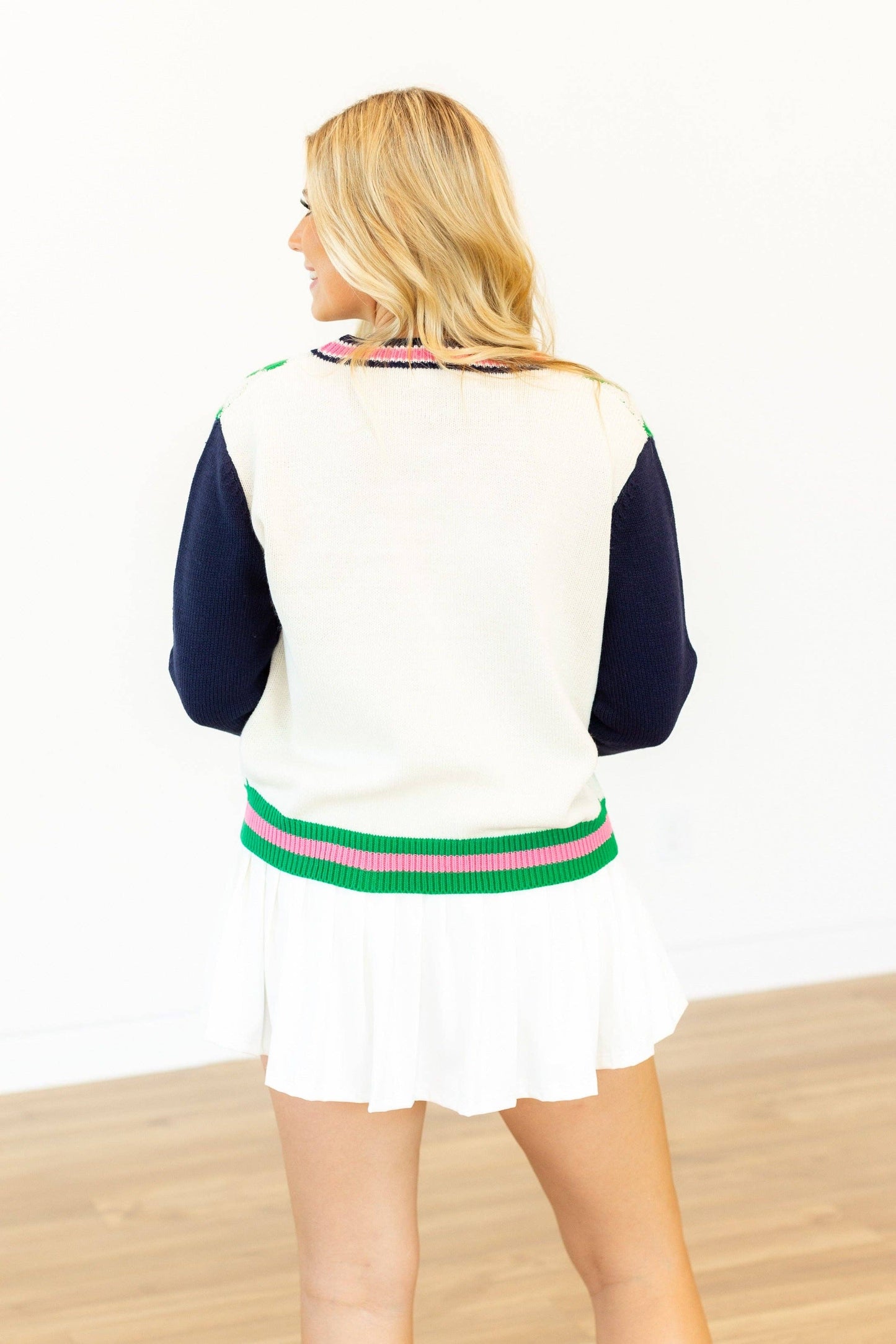 Women's Argyle Cardigan Sweater