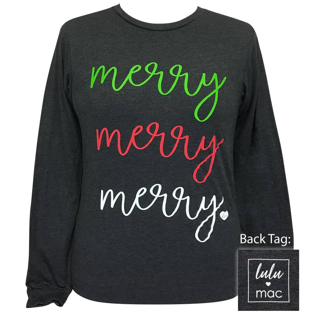 Lulu Mac Merry Merry Merry Long Sleeve T-shirt