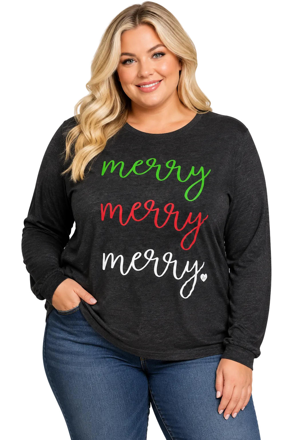 Lulu Mac Merry Merry Merry Long Sleeve T-shirt
