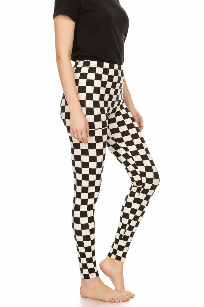 Bougie XPlus Checkered Leggings