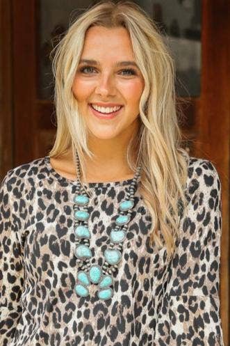 Iconic Image Silver Squash Blossom Necklace